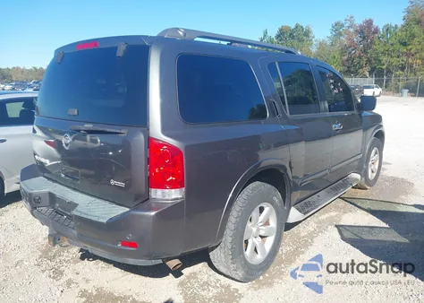 2012 Nissan Armada Sv z USA, uszkodzony, nr VIN 5N1AA0ND1CN603233